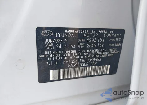 2020 Genesis G70 3.3T Awd из США, поврежденный, VIN KMTG54LE6LU048583